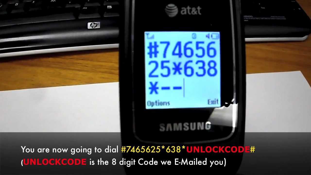 Free Unlock Code For Samsung Sgh T105g